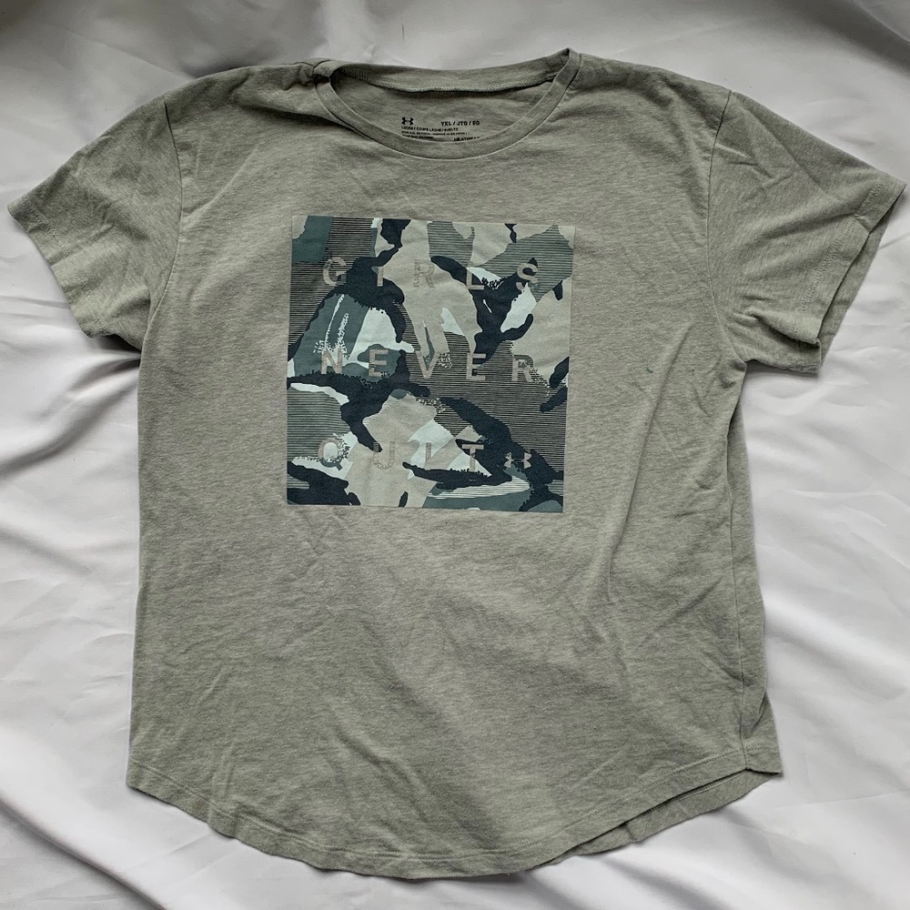 Under Armour Girls Heat Gear Graphic Tee